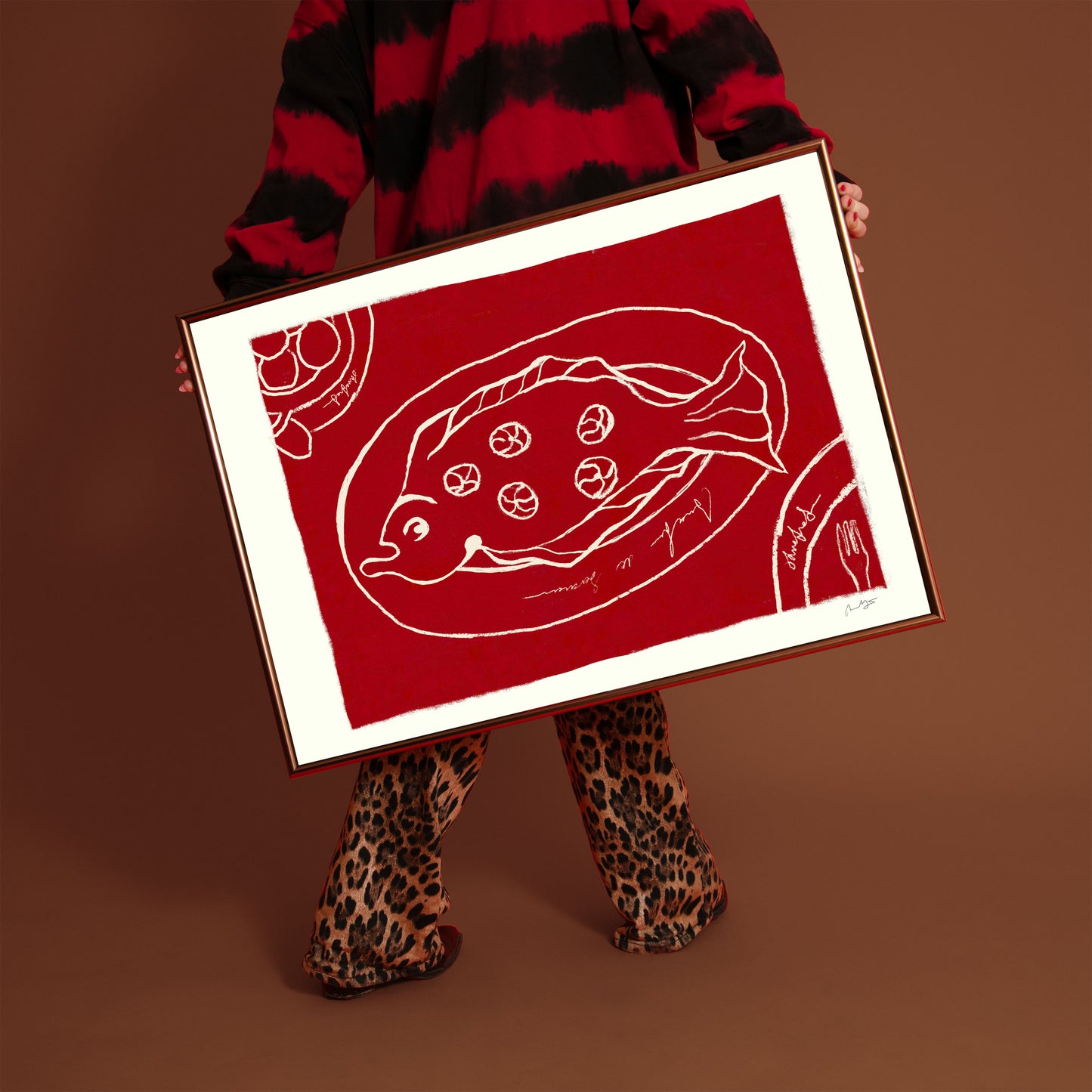 Anna Mörner - Fish Dish Tomato Red