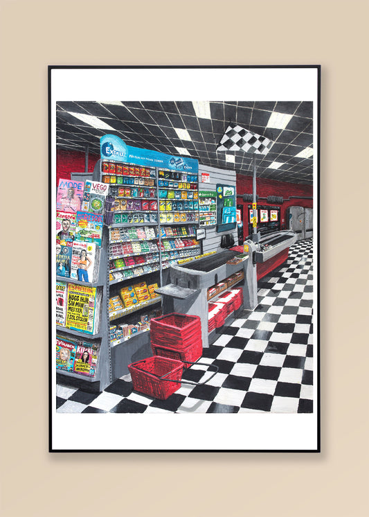 Alexander Felsing - Matbutikskassa