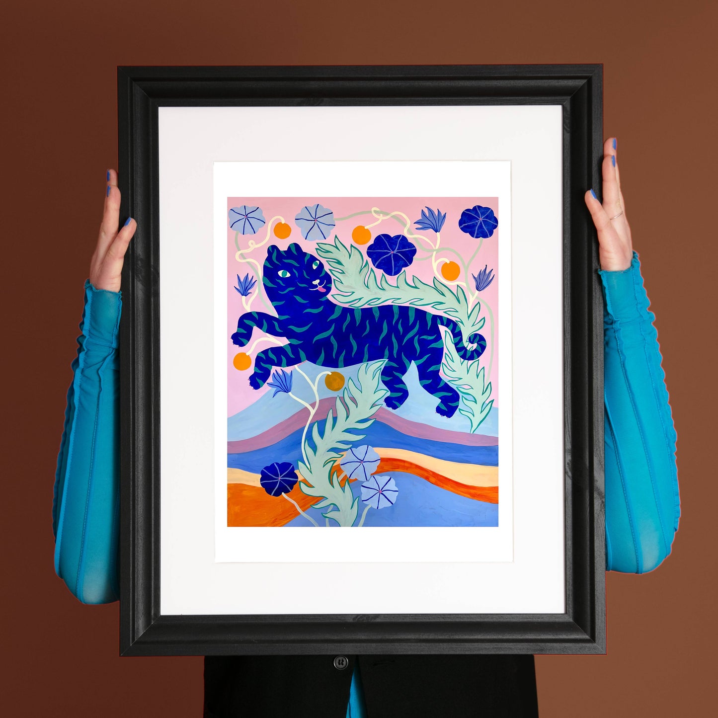 Yoyo Nasty - With the feeling I was falling bop-beep-bop 30x40 cm