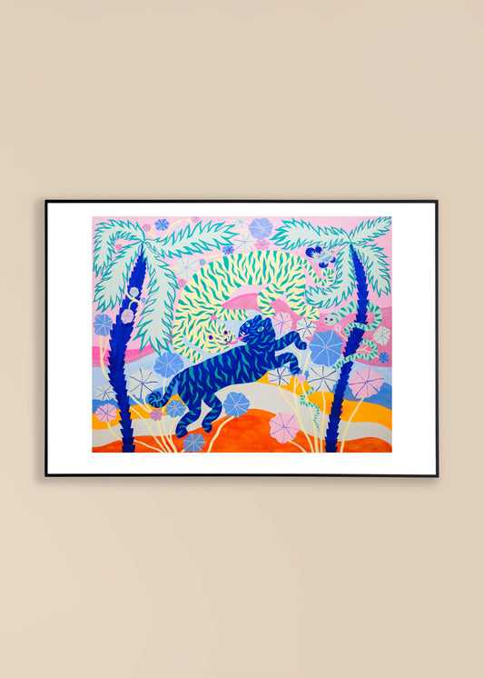 Yoyo Nasty - Tickled by the minute hand tock-tick-tock 100x70 cm