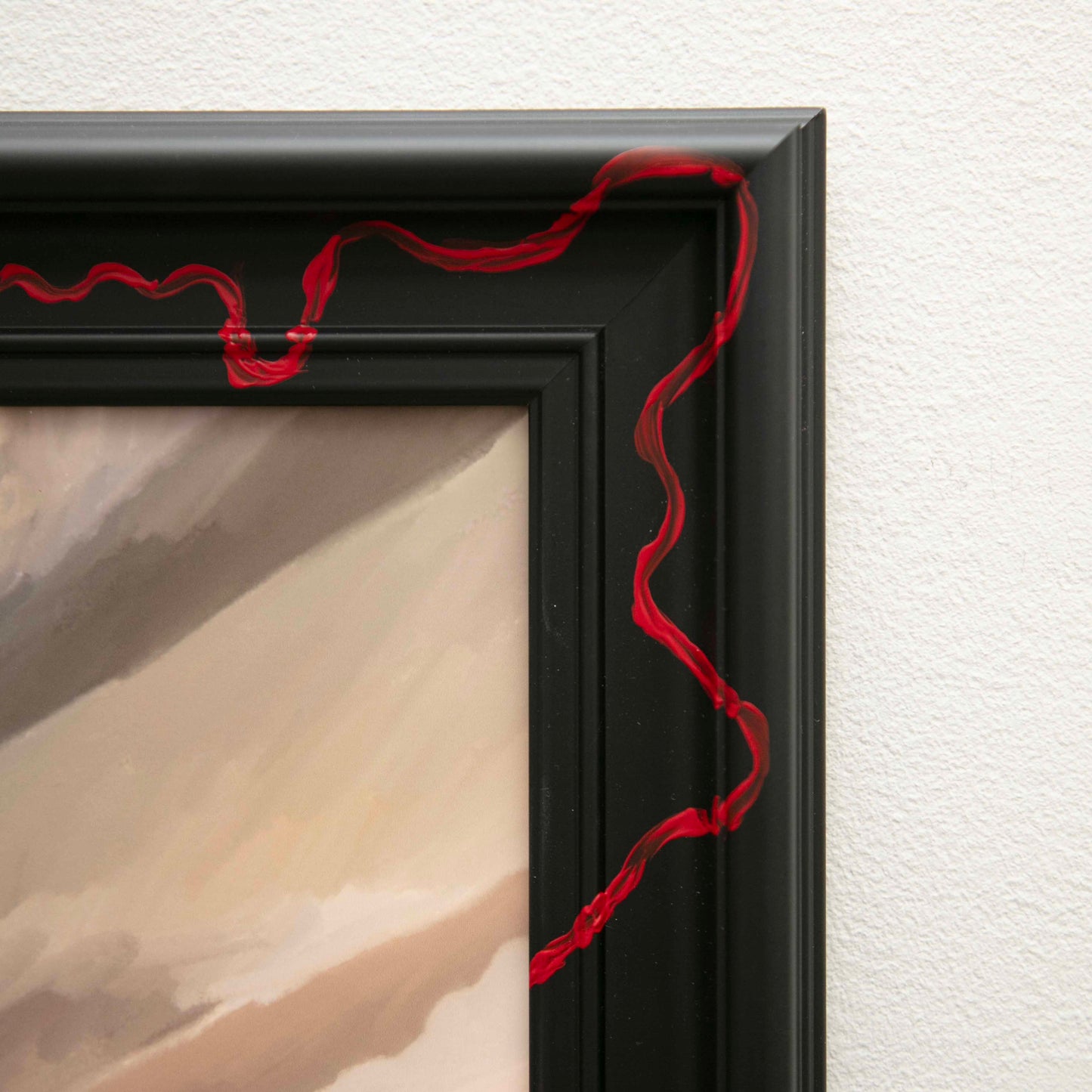 Estelle Graf 50x70 ram, röd