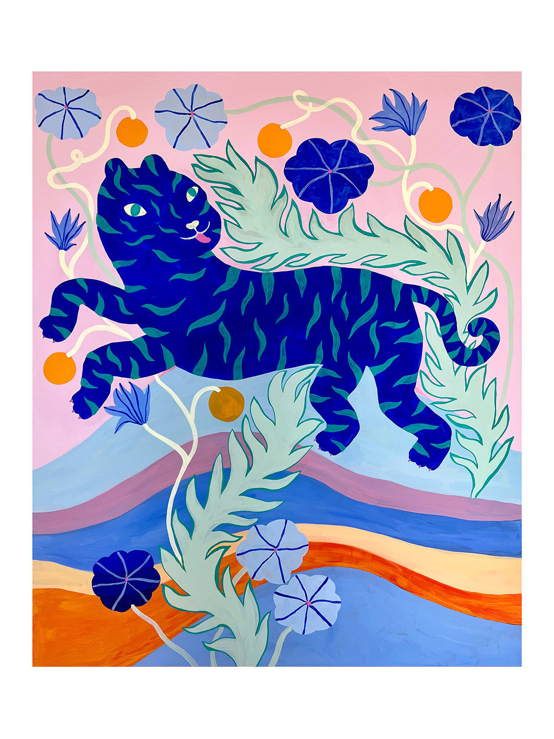 Yoyo Nasty - With the feeling I was falling bop-beep-bop 30x40 cm