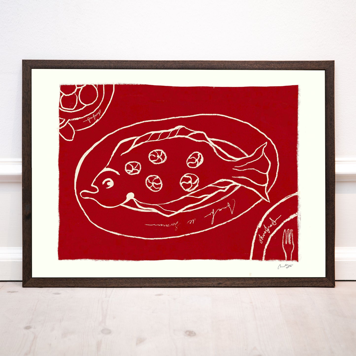 Anna Mörner - Fish Dish Tomato Red